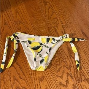 lemon pattern bikini bottom
